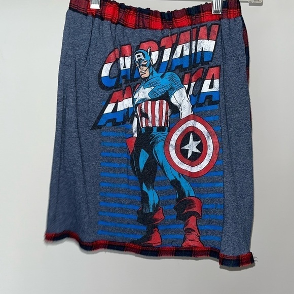 OGT Couture Dresses & Skirts - Captain America T Shirt Mini Skirt Upcycle Handmade OOAK